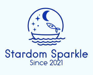 Starry Night Fishing logo design