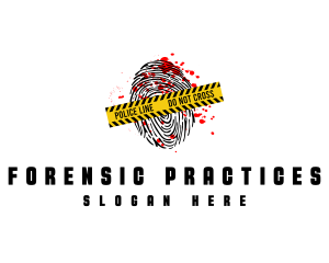 Police Evidence Fingerprint logo