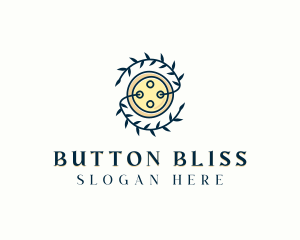 Sewing Button Tailor logo design