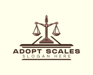 Justice Scales Legal logo design