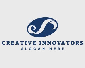 Creative Agency Wave logo design