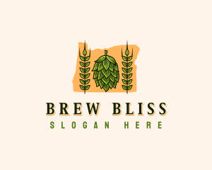 Oregon Beer Hop logo design