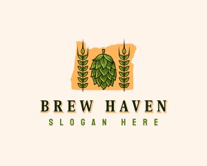 Oregon Beer Hop logo design