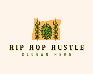 Oregon Beer Hop logo design