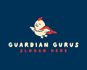 Superhero Chicken Bird logo