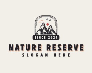 Nature Park Mountain logo design