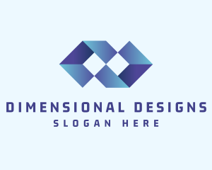 3D Startup Business logo design