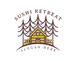 Sunset Cottage Forest logo design