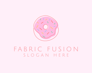 Sprinkled Donut Pastry  logo design