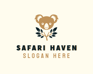 Koala Animal Safari logo design