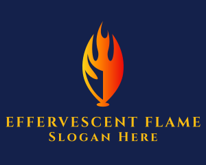 Flame Energy Fuel logo design