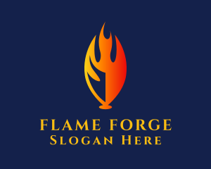 Flame Energy Fuel logo design