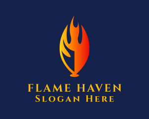 Flame Energy Fuel logo design