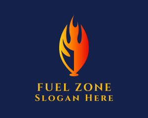 Flame Energy Fuel logo design