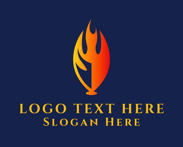 Blaze logo example 4