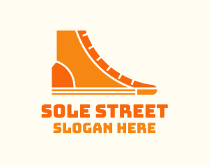 Orange Sneaker Boots logo design