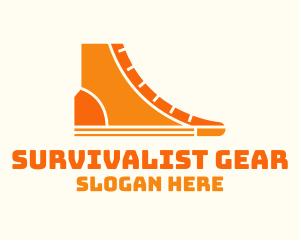 Orange Sneaker Boots logo design