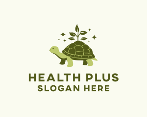 Leaf Sprout Plant Turtle logo