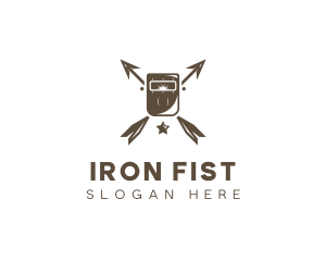 Foundry Industrial Welding Mask  logo design