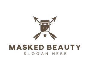 Foundry Industrial Welding Mask  logo design