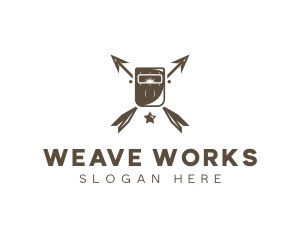 Foundry Industrial Welding Mask  logo design