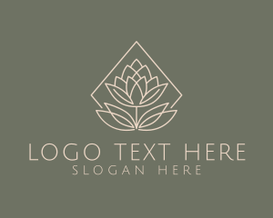 Eco Floral Plant logo