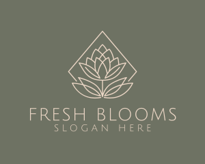 Eco Floral Plant logo design