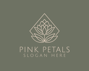 Eco Floral Plant logo design