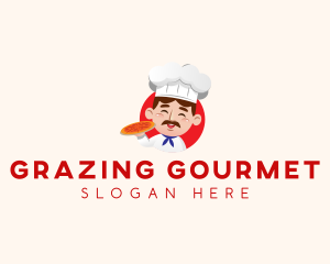 Pizza Chef Restaurant logo design