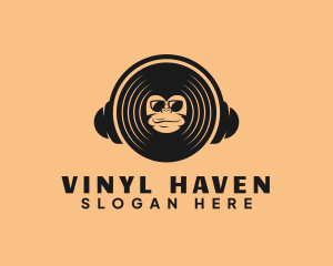 Monkey Vinyl Disc logo