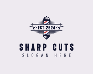 Shears Barber Haircut logo