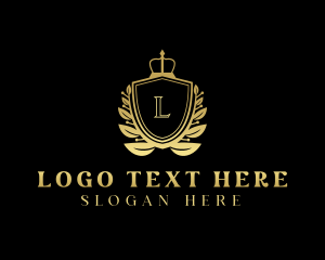 Luxury Royal Shield logo