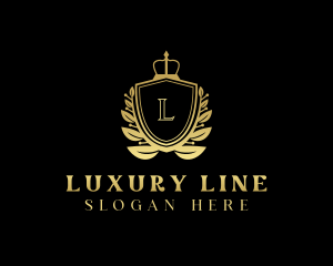 Luxury Royal Shield logo design