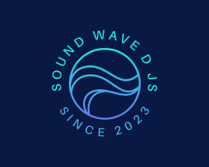 Abstract Wave Company logo design