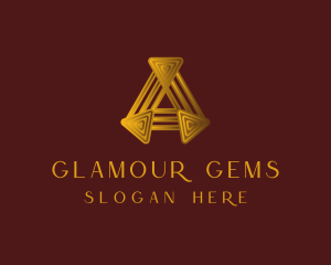 Luxury Gold Jewelry logo design