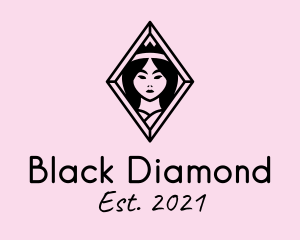 Diamond Maiden Wellness  logo design