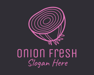 Onion Slice Rings logo design