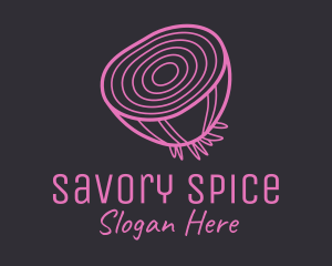 Onion Slice Rings logo design