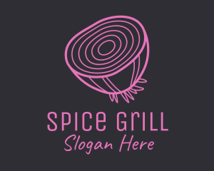 Onion Slice Rings logo design