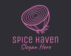 Onion Slice Rings logo design