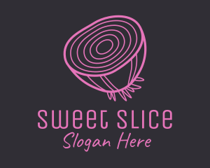 Onion Slice Rings logo design