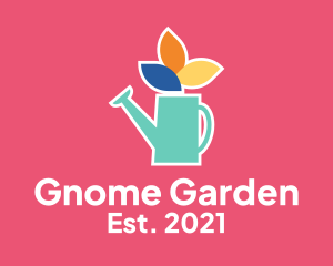 Garden Watering Can  logo design