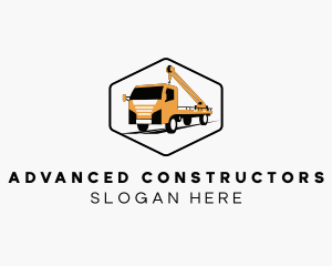 Crane Tow Truck logo design