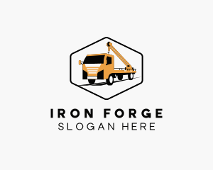 Crane Tow Truck logo design