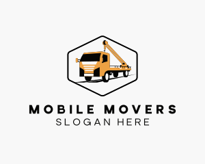 Crane Tow Truck logo design