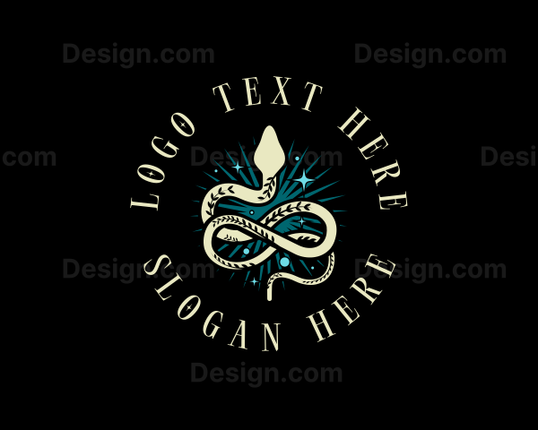 Boho Mystic Serpent Logo