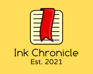 Red Bookmark Journal logo
