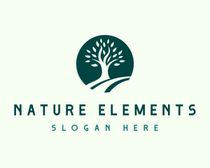 Tree Nature Leaf logo design