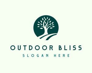 Tree Nature Leaf logo design