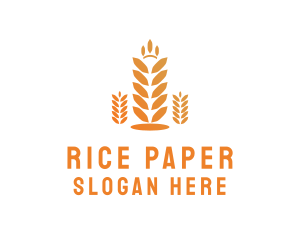 Rice Grain Farm logo design